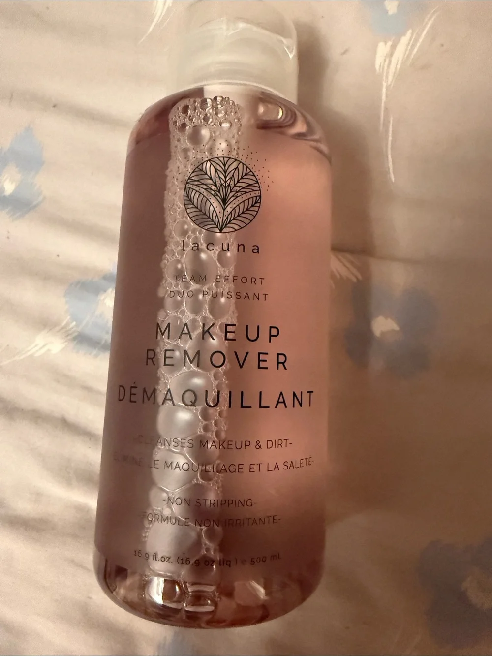 Lacuna Makeup Remover / Démaquillant 16.9 fl oz/500 mL Bottle